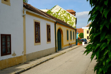 Historische Altstadt von Rust am  Neusiedler See, Burgenland, Österreich