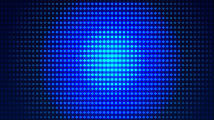 Dot  white blue pattern screen led light gradient texture background. Abstract  technology big data digital background. 3d rendering.