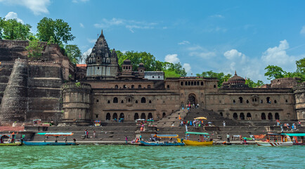 Maheshwar Situated on the banks of river Narmada in madhya pradesh,India.