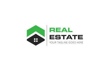 Real estate logo design template