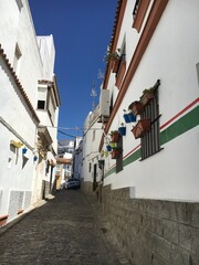 narrow street in the old town Rota, Andaluc&iacute;a 