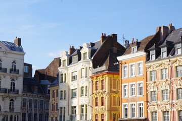 Fototapeta na wymiar Autour de la Grand-Place de Lille