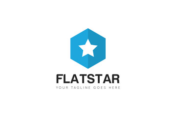 success star logo, icon, symbol vector illustration design template