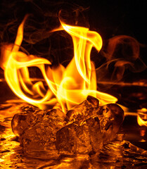 Fire and ice shot