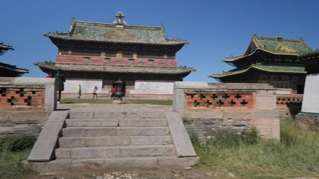 Karakorum Mongolia Ancient City Buildings.