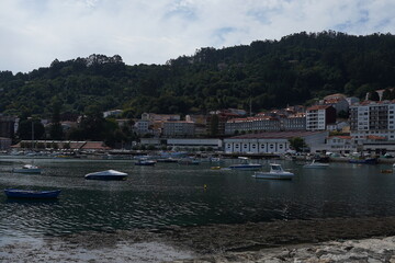 Pontedeume, village of Galicia,Spain. Camino de Santiago