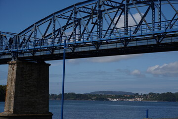 Pontedeume, village of Galicia,Spain. Camino de Santiago