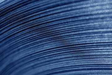 Curved lines of rolled metal are made of sheet steel.