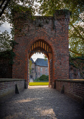 Fototapeta na wymiar Krefeld Burg Linn
