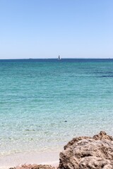 Fototapeta na wymiar Fremantle Australia South Beach Indian Ocean Sand
