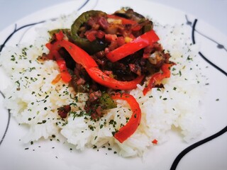 rice with vegetables
