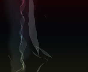 Obraz premium Abstract background with colored spots and halftones. Equalizer. Visual effect. 3D rendering.