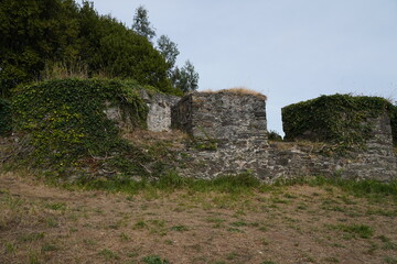 Landscape in coastal village of Redes. Galicia,Spain