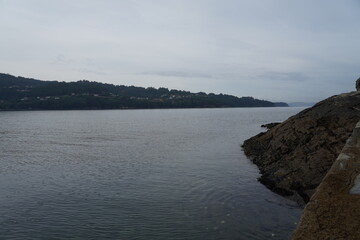Landscape in  Redes, beautiful fishing village of Galicia,Spain