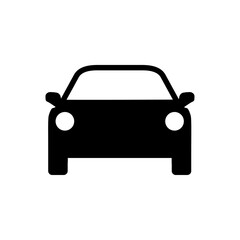 Car icon, logo isolated on white background