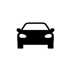 Car icon, logo isolated on white background