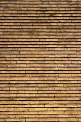 ocher and orange colors brick wall texture