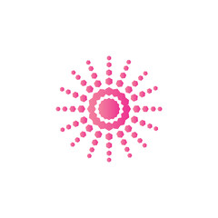 Creative spiral logo colorful illustration vector design