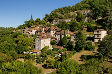 Fototapeta na wymiar Le village médiéval de St. Cirq Lapopie