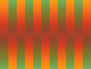 Abstract green yellow orange gradient striped pattern. Seamless Vertical gradient Stripe Pattern. 3d illustration.