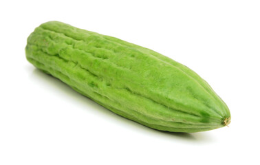 Bitter melon on white background