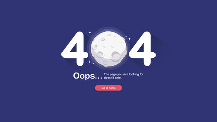 The page was not found with a 404 error.