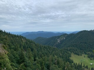 Obraz premium mountains and clouds