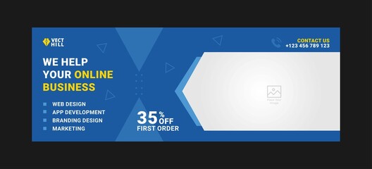 Business Social Media Cover And Banner Template Design