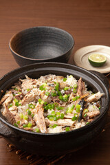 サンマの炊き込みご飯