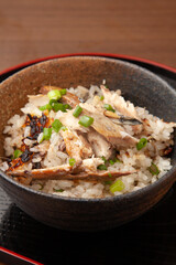 秋刀魚の炊き込みご飯