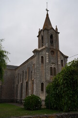 Fototapeta na wymiar Church in Rinlo, beautiful coastal village in Lugo. Galicia,Spain