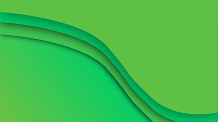 abstract green wave background