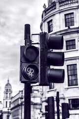 Semaforos London Trafalgar Square