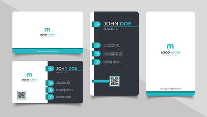 Fototapeta na wymiar creative modern name card and business card 