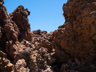 Rocks volcano Teide national park Tenerife