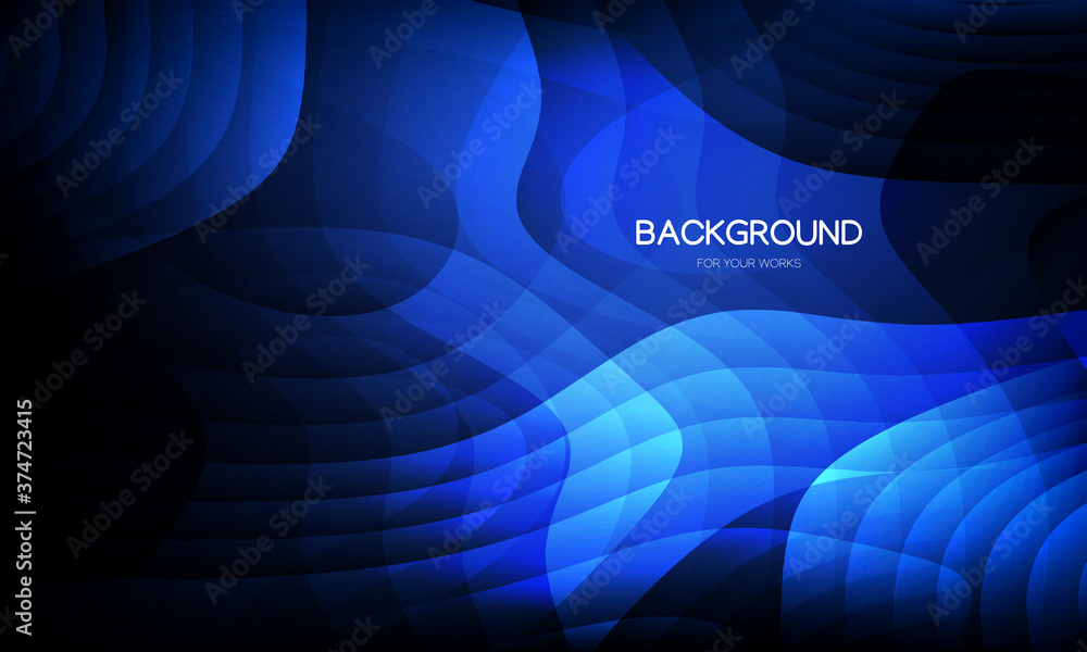 Poster blue abstract background. futuristic concept. for use in all types of design work. vector illustrati