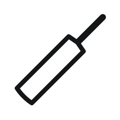 cricket bat icon design black