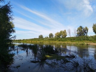 River in the afternoon 