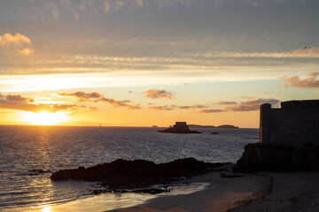 Sonnenuntergang in San Malo