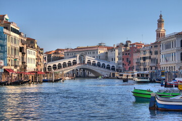 Rialto Bridge in Venice, Italy