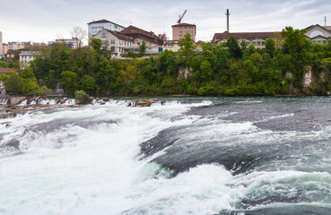Fototapeta na wymiar The Rhine Falls landscape