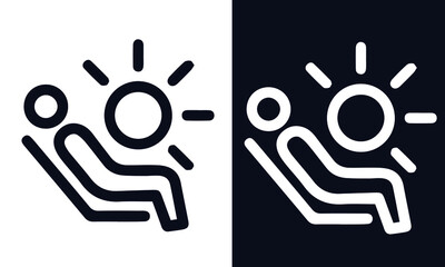 holiday and summer icon vector design 