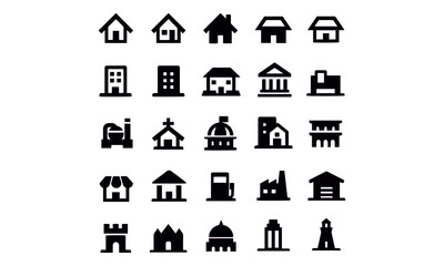 building icons vector design 