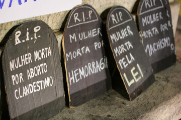 RIP feminist sign abortion