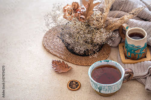 Cozy Home Still Life With A Cup Of Tea On The Table Wall Mural Wallpaper Murals Puhimec Cozy Home Still Life With A Cup Of Tea On The Table Wall Mural Wallpaper Murals Puhimec