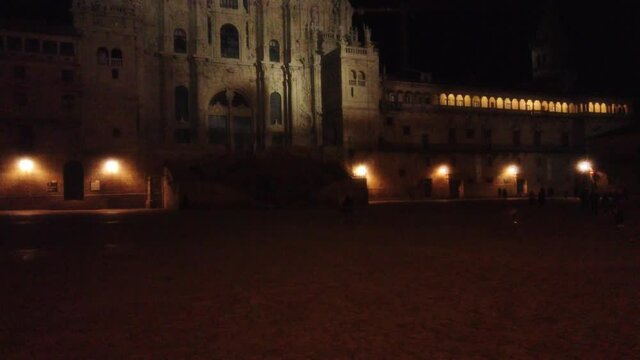 Santiago de Compostela, historical city of Galicia. La Coruna, Spain