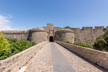 Palace of the grand master of the knights of Rhodes entrance