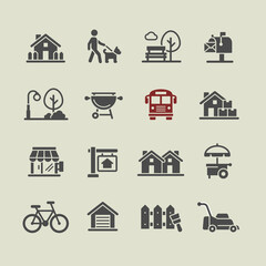 Real Estate and Homes icons