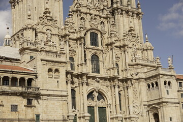 Santiago de Compostela, historical city of Galicia. La Coruna, Spain