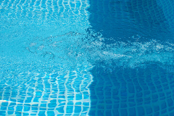 swimming pool with crystal water